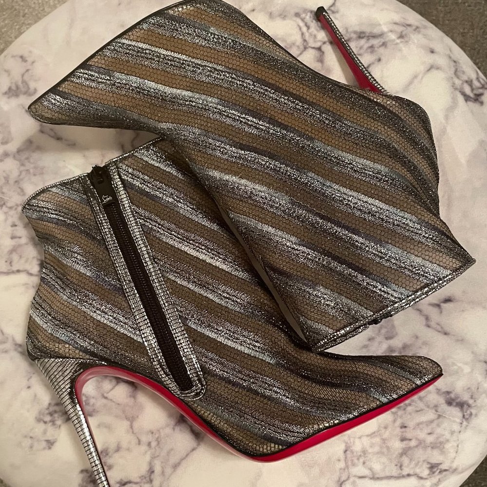 NWT Christian Louboutin Mulicolor Gipsybootie